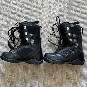Lamar Justice Snowboard Boots Black Mens Size 9